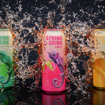 Presentation of soft drinks