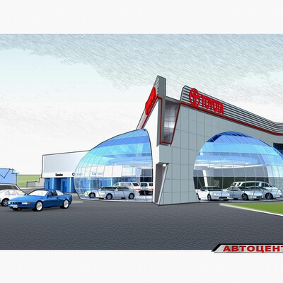 Эскизы автоцентра "TOYOTA"