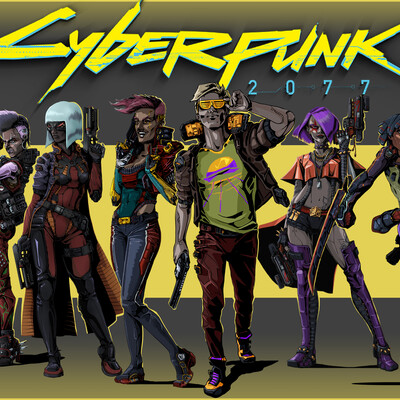 Cyberpunk 2077 персонажи