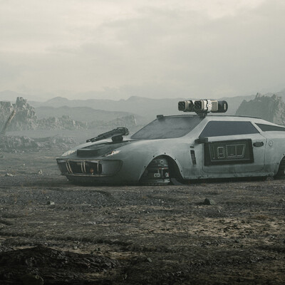 2049 Sci-Fi Vehicle Render
