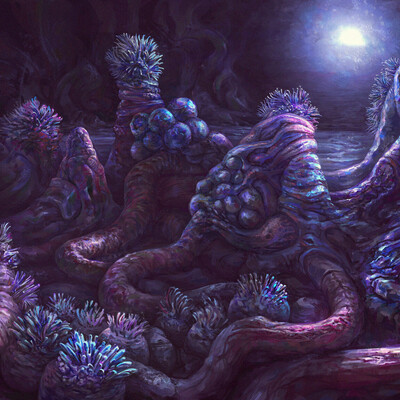 landscape of alien planet