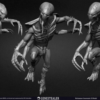 Warhammer Genestealer Volume 01 sculpted by Yacine BRINIS