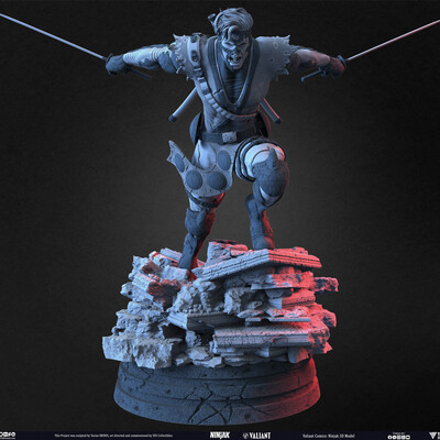 Ninjak Valiant Comics sculpted by Yacine BRINIS