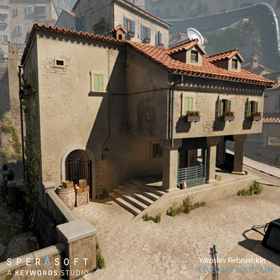 Italian City | Sperasoft Level Art Bootcamp
