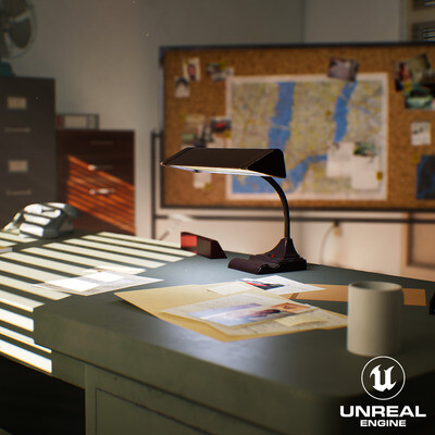 Detective's Office - 1975 (UE5 Modular Environment)