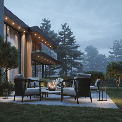 Full CGI:  Villa Hveensvej