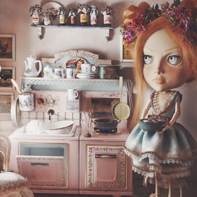 BJD Кукла и диорама