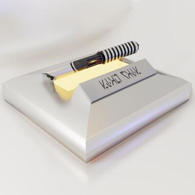 Lightsaber in hi-tech