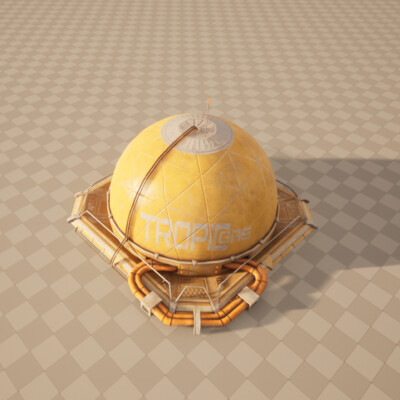 Low-poly купол