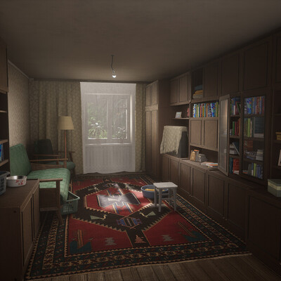 Creating Living room a Environment in Unreal Engine 5