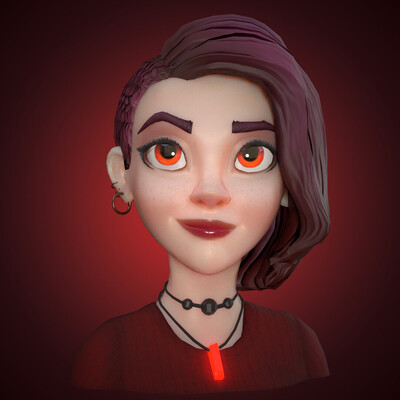 Red-haired girl