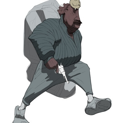 Скетч грабителя