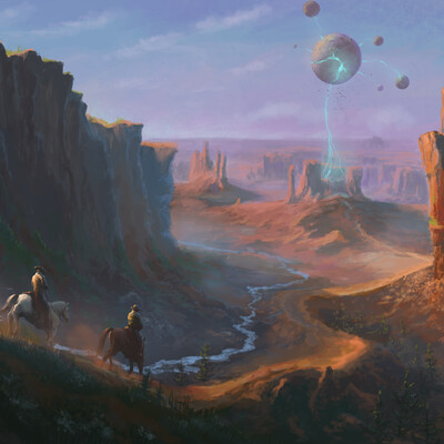 Spheres in the canyon