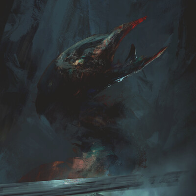 Horned rock worm