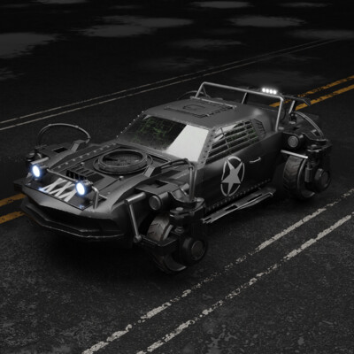 Sci fi Mustang