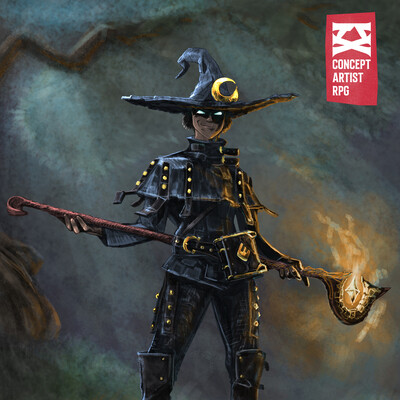 Concept Artist RPG. Главный Герой и его комната