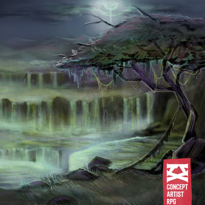 Concept Artist RPG. Долина Тысячи Водопадов и ее обитатели
