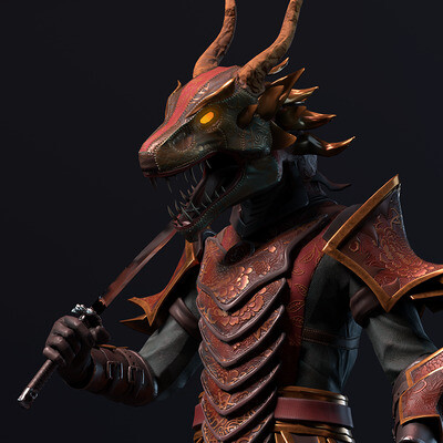Chinese dragon warrior
