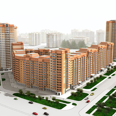 микрорайон в Уфе