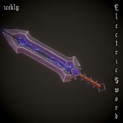 Hand-Paint Sword