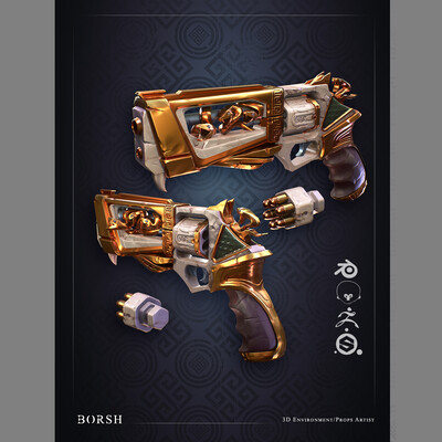 Revolver - Sheriff Skin "Medusa" (Valorant Fanart)