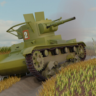 Советский легкий танк Т-26