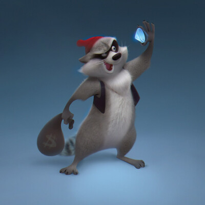 Raccoon burglar