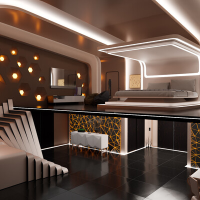 Apartment from the movie Passengers