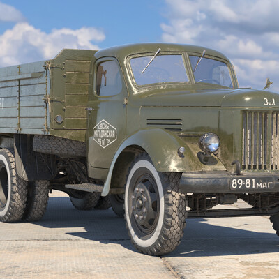 3д модель ЗИЛ-164_Борт.