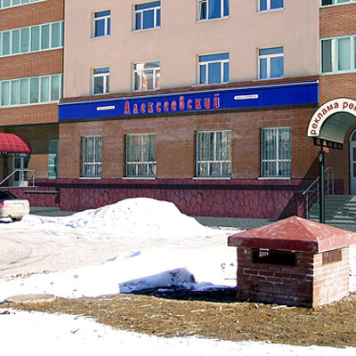 Входные группы магазина "Алексеевский" в г.Долгопрудный МО