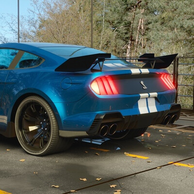 Ford Mustang Shelby GT 500 - 2022 года