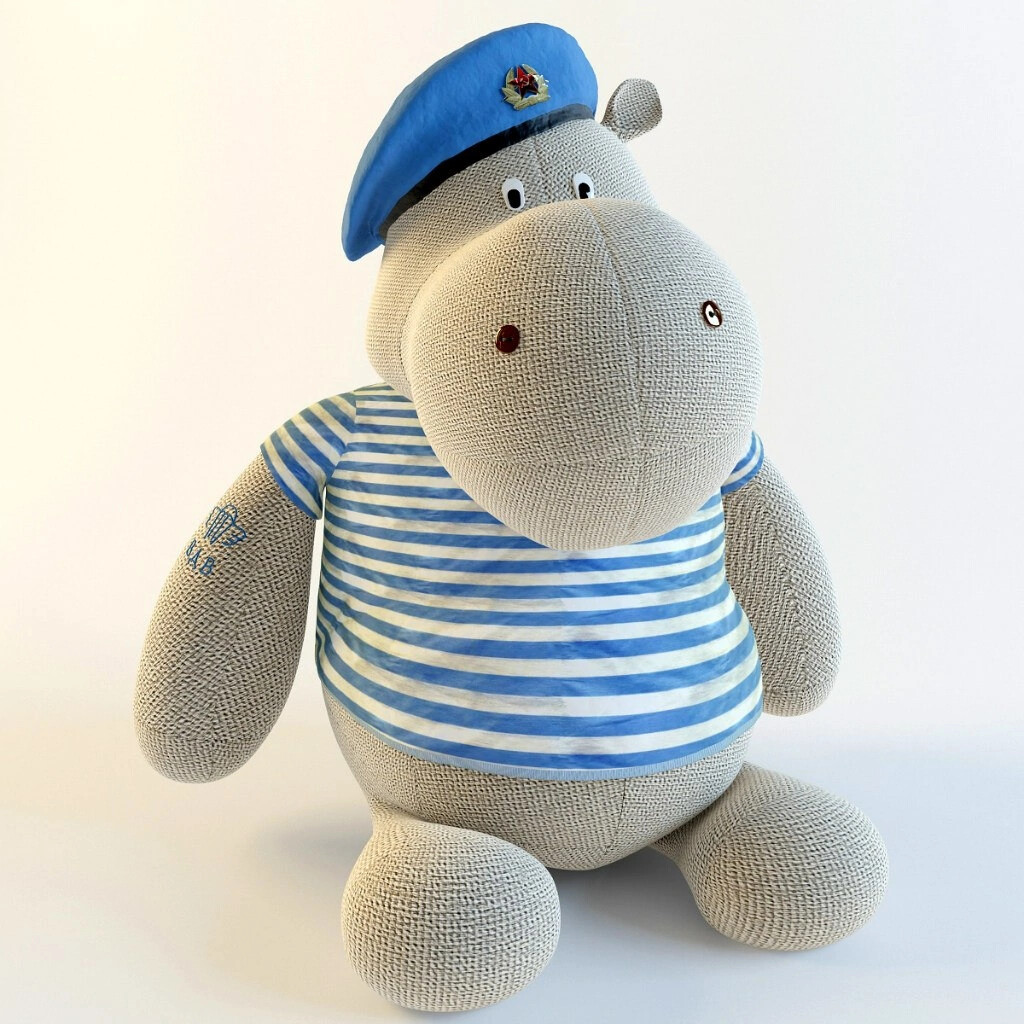 Игрушка бегемот ВДВ