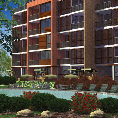 Hotel komplex at Black Sea