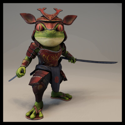 Samurai Frog