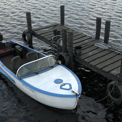 Boat at the pier.