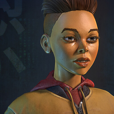 stylized girl