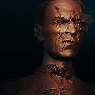 Cyberpunk character