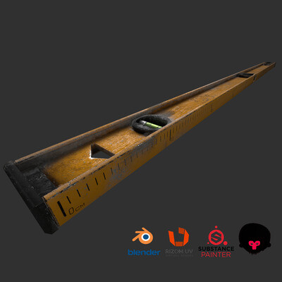 Waterpass. Gameready asset