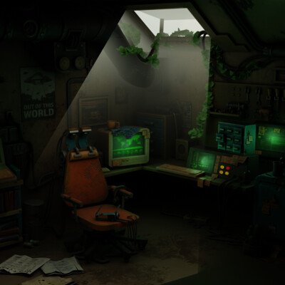 UFO research room