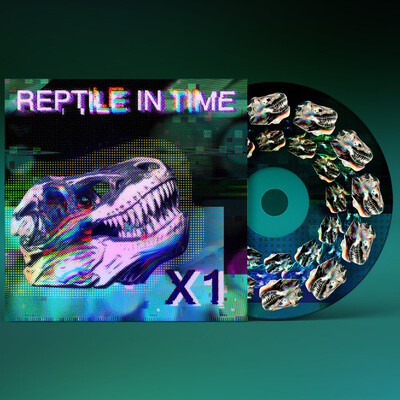 Создание обложки для альбома "Reptile in time - X1"