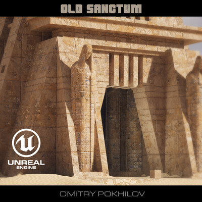 Old Sanctum Statue Woman