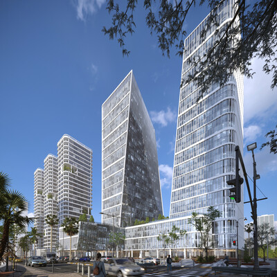 Towers in Tel-Aviv