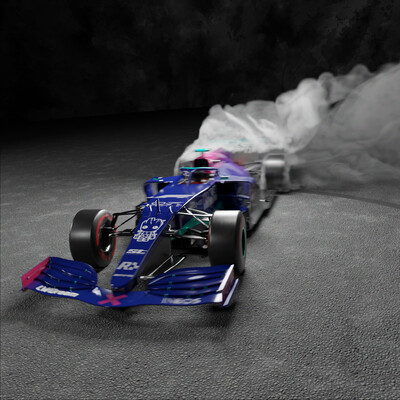 F1 Car Donuts