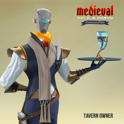 3D Character TAVERN OWNER