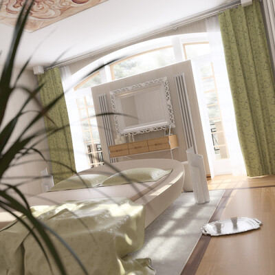 Спальня в загородном доме