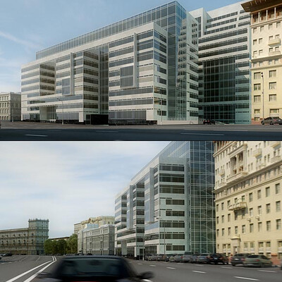 Анимация делового центра CITYDEL