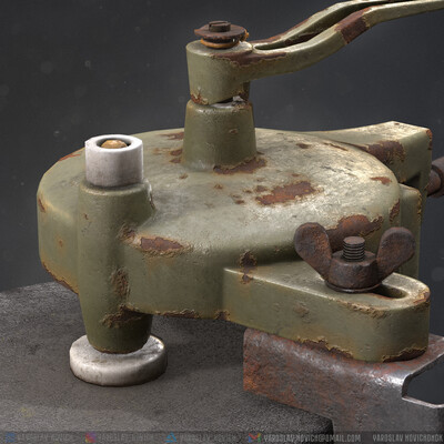 Hand crank bench grinder Ручной шлифовальный станок