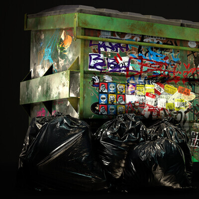 Dumpster Game prop
