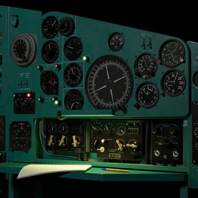 TU-134 Sturman's panels