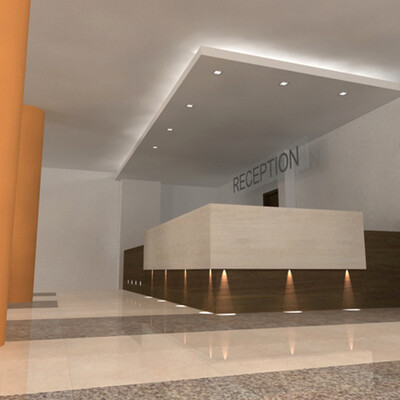 hotel's foyer
